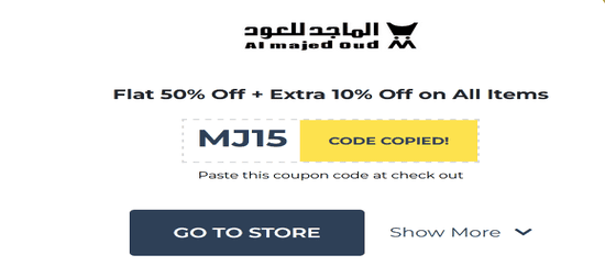 Al Majed Oud Copy Code
