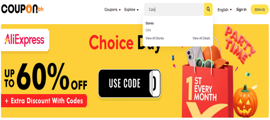 Calo Search Store