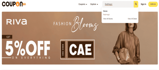 RedMagic Search Store