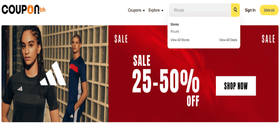 Rituals Search Store