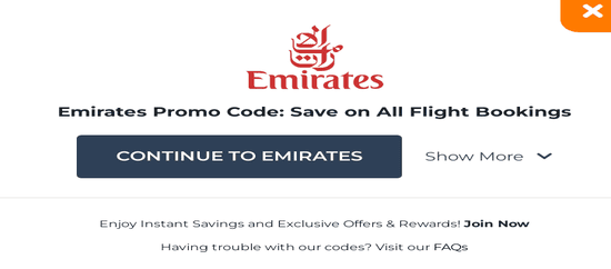 Emirates Copy Code