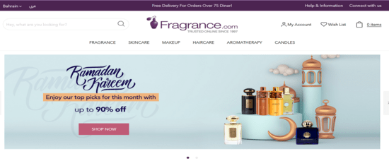 Fragrance Official website