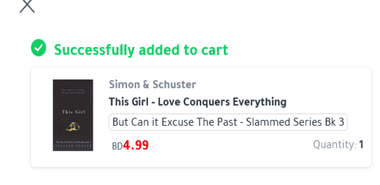 Jarir Bookstore Cart