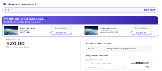 Jetpac Coupon Apply