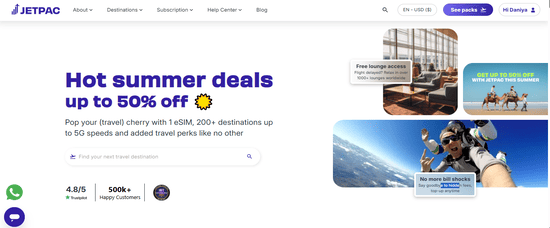 Jetpac Website