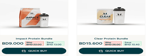 Myprotein Bundles