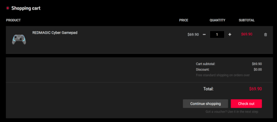 RedMagic Coupon Apply