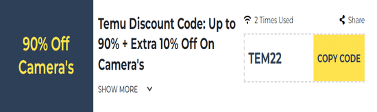 Temu Code