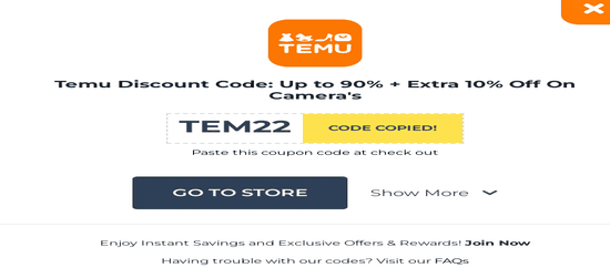Temu Copy Promo