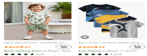 Temu Kid’s Fashion