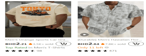 Temu Men’s Clothing
